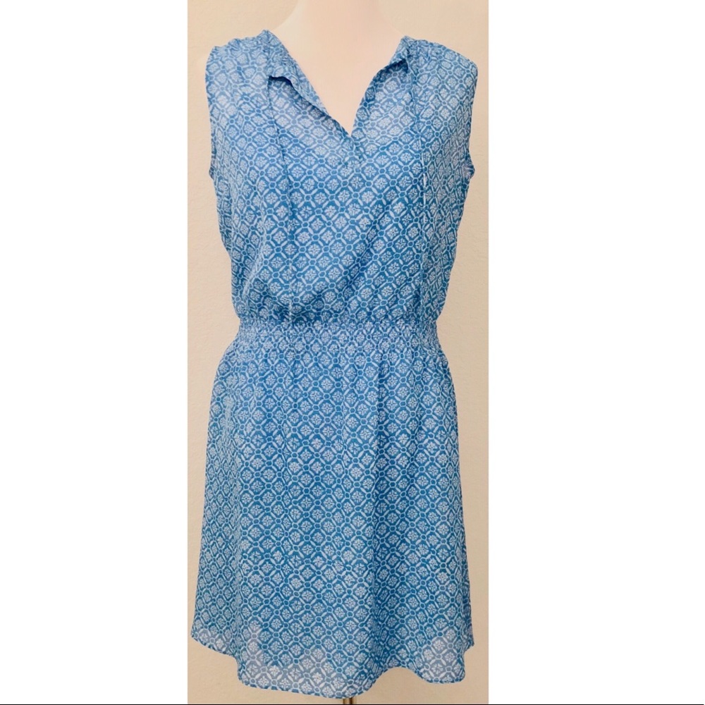 Ralph Lauren Blue Floral Slip Summer Dress